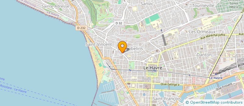 localisation de l'entreprise INDIVISION TOCQUE JEAN-BERNARD CHARLES à LE HAVRE