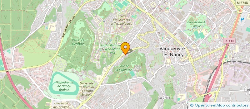 localisation de l'entreprise INDIVISION TODOSI  VANDUVRE-LES-NANCY