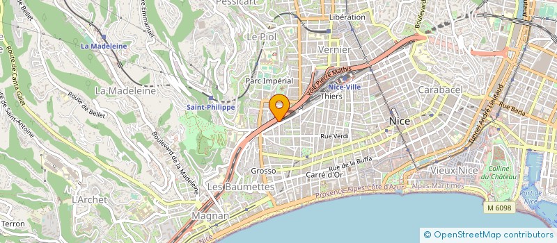 localisation de l'entreprise INDIVISION TOKAEV SAMUEL ET MATHIEU PIERRE à NICE
