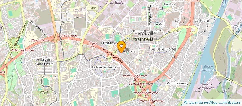 localisation de l'entreprise INDIVISION TOMAS ET COLARD à HEROUVILLE SAINT CLAIR