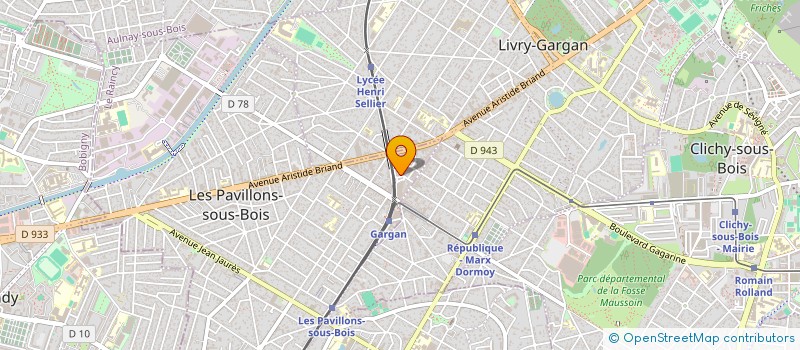 localisation de l'entreprise INDIVISION TOMASSI - LAILLIER  LES PAVILLONS-SOUS-BOIS