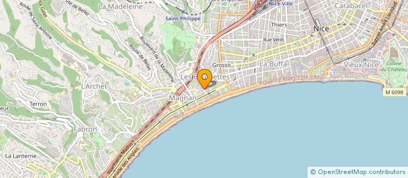 localisation de l'entreprise INDIVISION TONDRE - MANFRINI à NICE