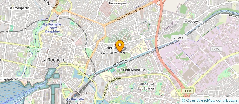 localisation de l'entreprise INDIVISION TOREAU P & P  LA ROCHELLE