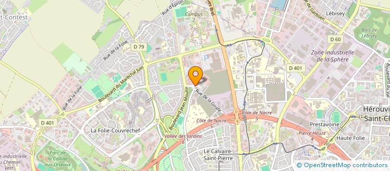 localisation de l'entreprise INDIVISION TORQUATO à CAEN