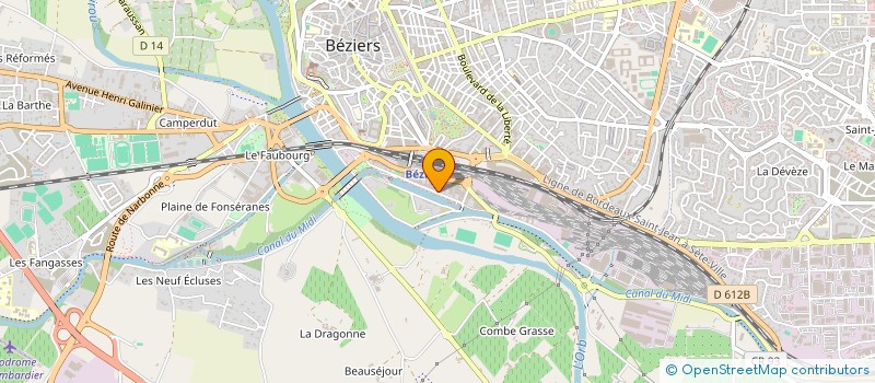 localisation de l'entreprise INDIVISION TORRENTE MESSINA  BEZIERS