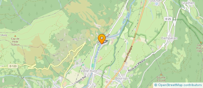 localisation de l'entreprise INDIVISION TORRES SICARD  VIELLE-AURE