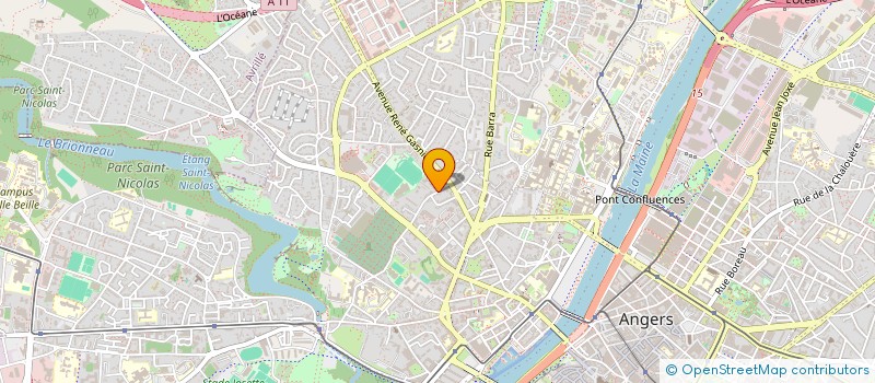 localisation de l'entreprise INDIVISION TOSOLINI-MOREL à ANGERS
