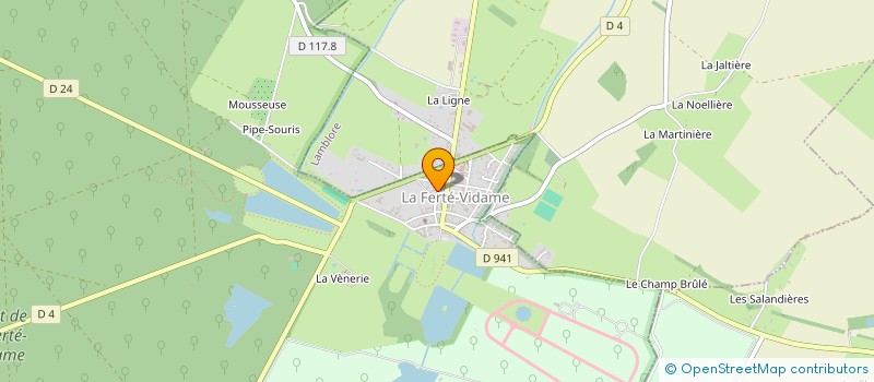 localisation de l'entreprise INDIVISION TOUCHE XAVIER ET CHABOUIS BERENICE à LA FERTE-VIDAME
