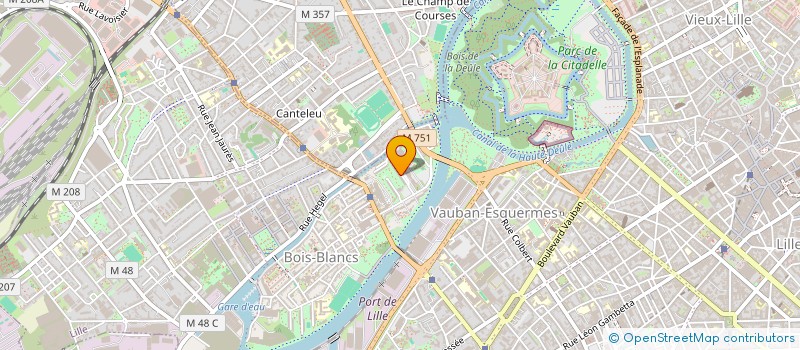 localisation de l'entreprise INDIVISION TOULEMONDE-CHARBON  LILLE