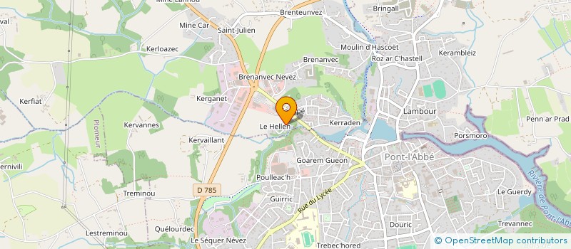 localisation de l'entreprise INDIVISION TOULEMONT à PLONEOUR-LANVERN