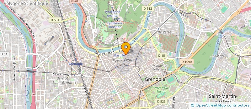 localisation de l'entreprise INDIVISION TOULON ROUX  GRENOBLE