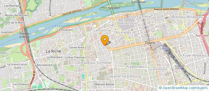 localisation de l'entreprise INDIVISION TOUPE MORTELECQUE  TOURS