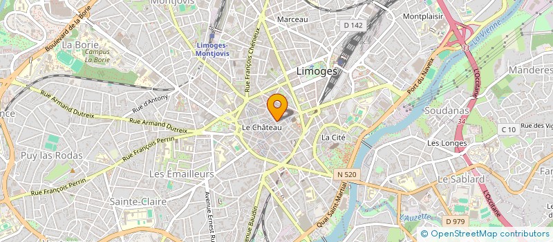 localisation de l'entreprise INDIVISION TOURNADRE JEAN-PAUL ET LAURENT à LIMOGES