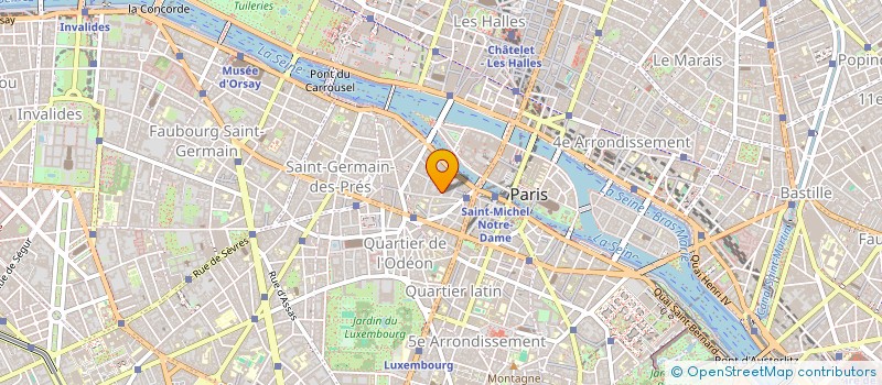 localisation de l'entreprise INDIVISION TOURNIER  PARIS