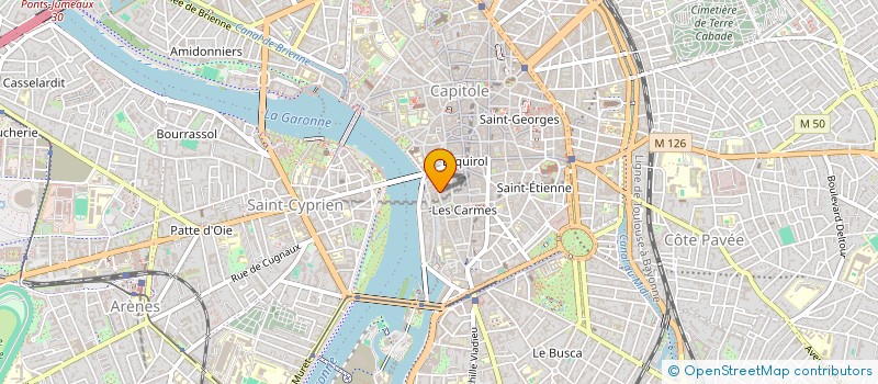 localisation de l'entreprise INDIVISION TOURNIER SALANOVA  TOULOUSE