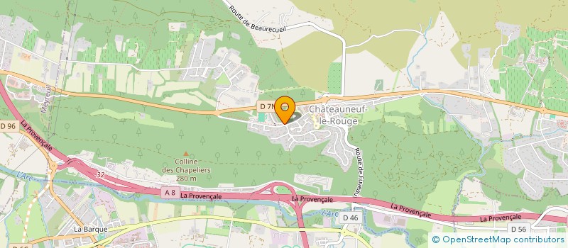 localisation de l'entreprise INDIVISION TOUTAIN BAYLE  CHATEAUNEUF-LE-ROUGE