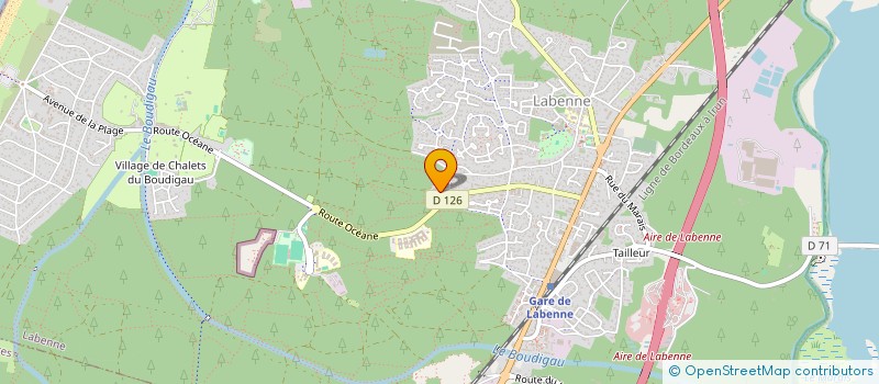 localisation de l'entreprise INDIVISION TOUYA à LABENNE