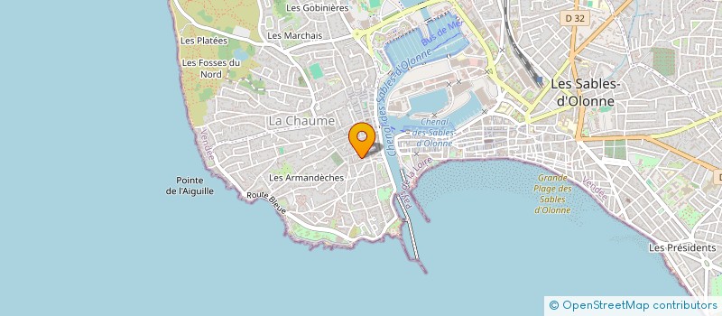 localisation de l'entreprise INDIVISION TRAINEAU MICHAUD à LES SABLES-D'OLONNE