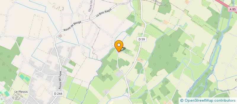 localisation de l'entreprise INDIVISION TRAINEAU REMI ET MICHEL à BRISSAC LOIRE AUBANCE