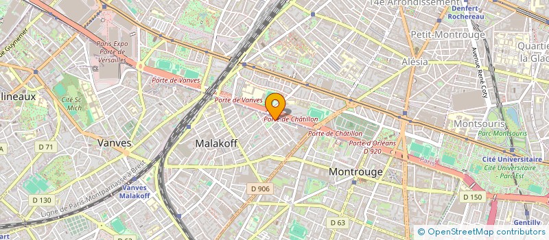 localisation de l'entreprise INDIVISION TRAN  MALAKOFF