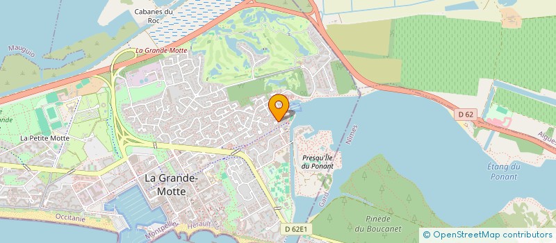 localisation de l'entreprise INDIVISION TRANCHAND  LA GRANDE-MOTTE
