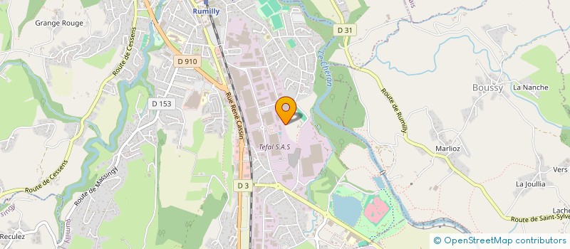 localisation de l'entreprise INDIVISION TRANCHANT VEYRAT à RUMILLY