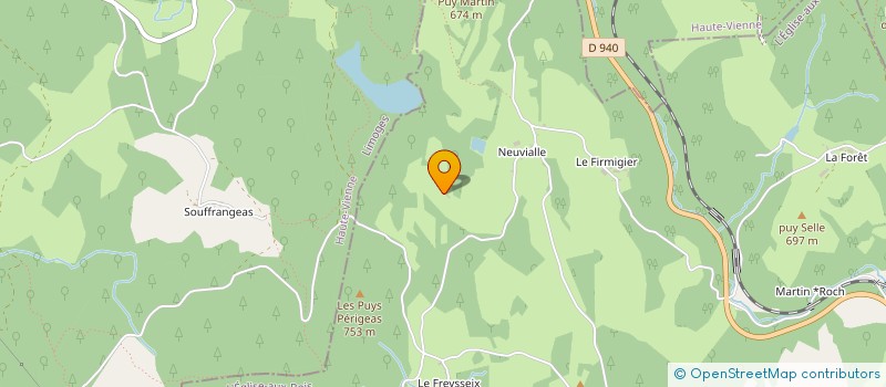 localisation de l'entreprise INDIVISION TRASSOUDAINE PEICLE PEYNOCHE  L'EGLISE-AUX-BOIS