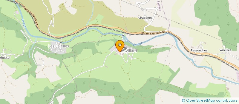 localisation de l'entreprise INDIVISION TRAUCHESSEC CEDRIC ET CELINE  CHANAC