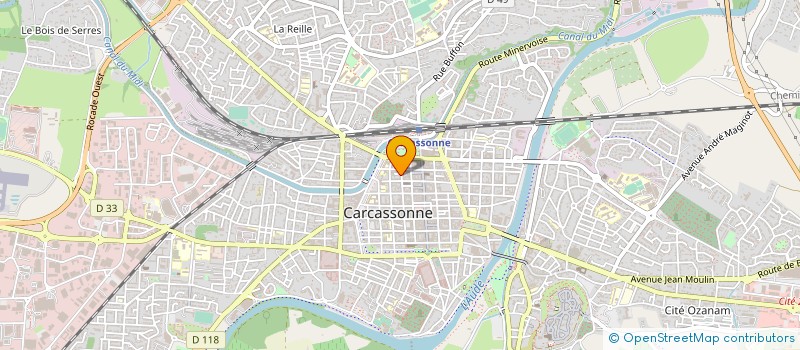 localisation de l'entreprise INDIVISION TREBOSC VALENTIN  CARCASSONNE