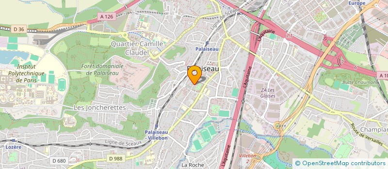 localisation de l'entreprise INDIVISION TRECA - MAAROUFI.  PALAISEAU