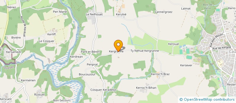 localisation de l'entreprise INDIVISION TREHIN JOEL ET JEAN YVES  CAUDAN