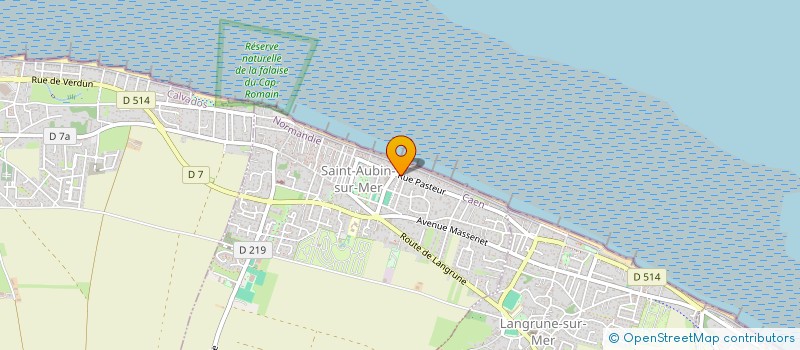 localisation de l'entreprise INDIVISION TREILLE  SAINT-AUBIN-SUR-MER