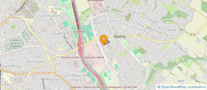 localisation de l'entreprise INDIVISION TREILLE GISELE ET JEAN MARC à BALMA