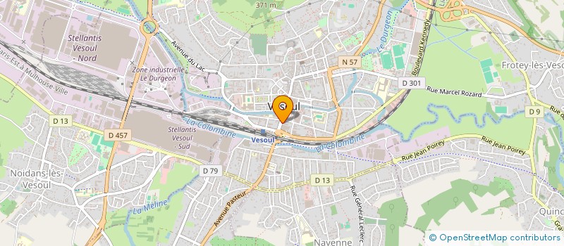 localisation de l'entreprise INDIVISION TRESSE & CREUX  VESOUL