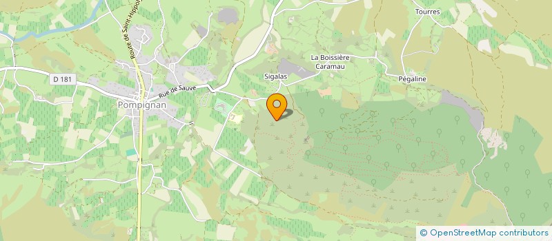 localisation de l'entreprise INDIVISION TRIBEL  POMPIGNAN