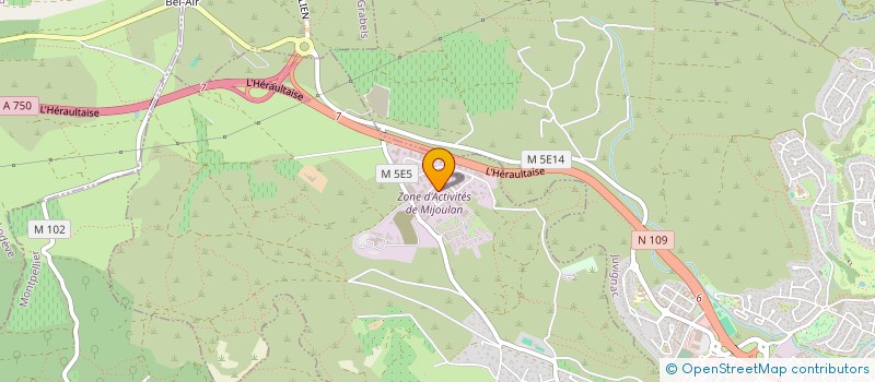 localisation de l'entreprise INDIVISION TRIGONA TROBAS  SAINT-GEORGES-D'ORQUES