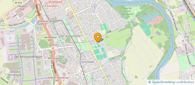 localisation de l'entreprise INDIVISION TRIGUI  BLAGNAC