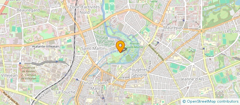 localisation de l'entreprise INDIVISION TRIHAN / MAHIER  RENNES