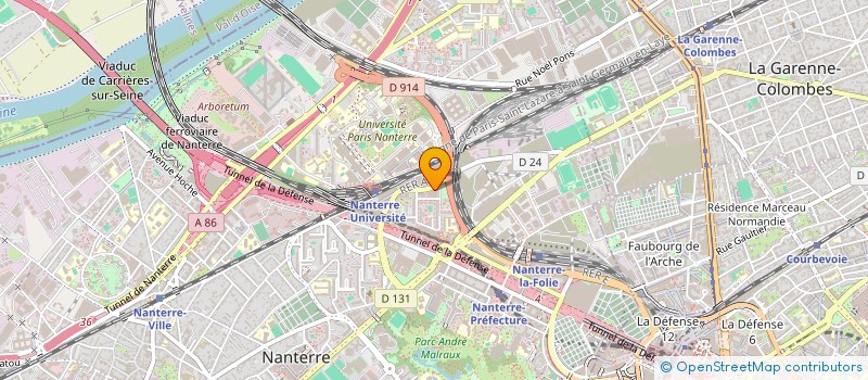 localisation de l'entreprise INDIVISION TRIKI MOHAMED ET ELGHOUL ESMA  NANTERRE