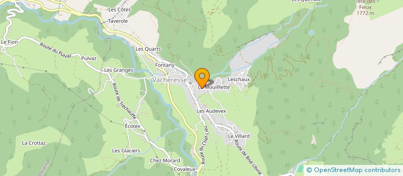 localisation de l'entreprise INDIVISION TRINCAZ - DECONCHE  VACHERESSE