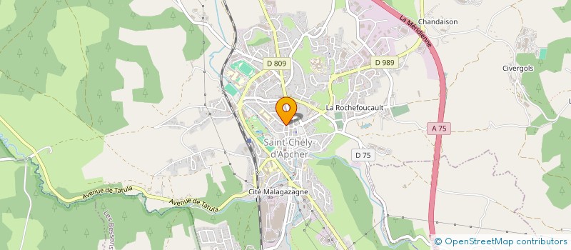 localisation de l'entreprise INDIVISION TRINQUE  SAINT-CHELY-D'APCHER