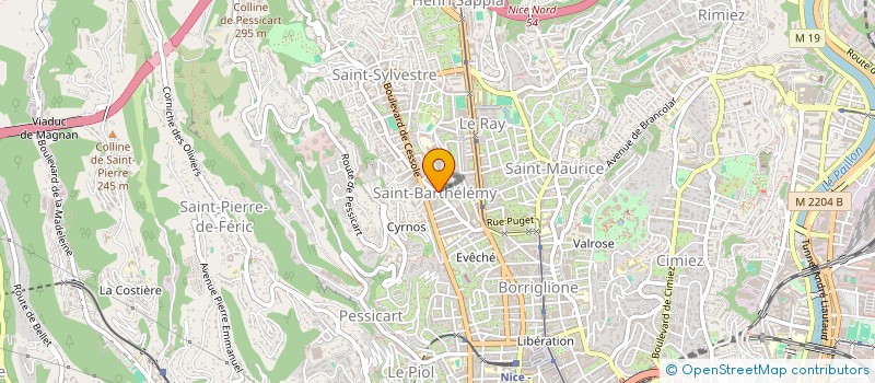 localisation de l'entreprise INDIVISION TRINQUELADE à NICE