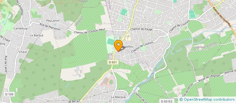 localisation de l'entreprise INDIVISION TRISCOS GRANDJEAN  LEOGNAN