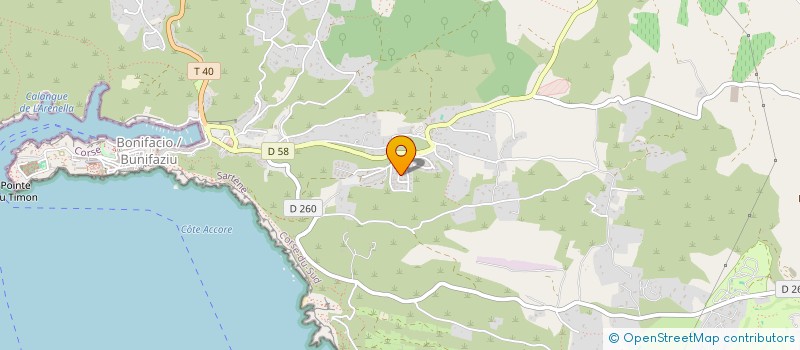 localisation de l'entreprise INDIVISION TRISTANI MATTEI à BONIFACIO