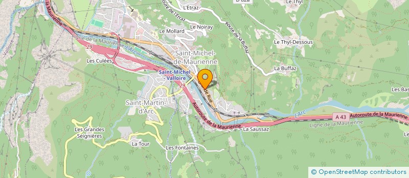 localisation de l'entreprise INDIVISION TRIVERO PIERRE ET MICHEL  SAINT-MICHEL-DE-MAURIENNE