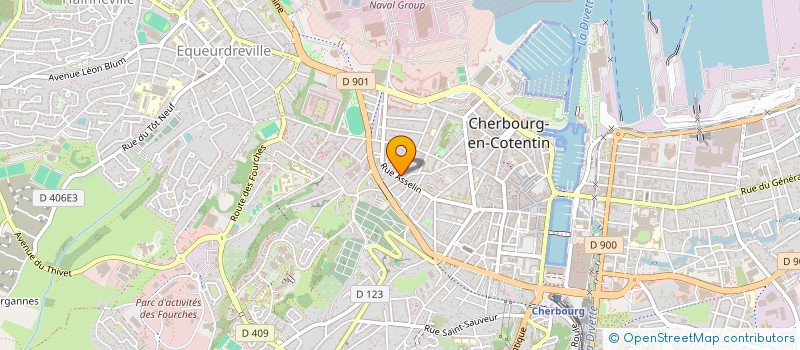 localisation de l'entreprise INDIVISION TROHEL-COLLOREC à CHERBOURG-EN-COTENTIN