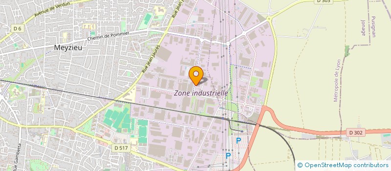 localisation de l'entreprise INDIVISION TROLLIET  MEYZIEU