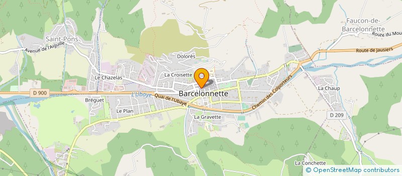 localisation de l'entreprise INDIVISION TRON à BARCELONNETTE