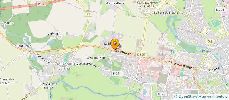 localisation de l'entreprise INDIVISION TROTEL à CONDE-SUR-SARTHE