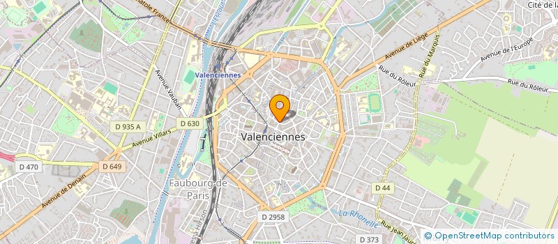 localisation de l'entreprise INDIVISION TROTIN FRUCHART à VALENCIENNES